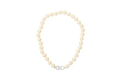 Lot 345 - Christian Dior Pearl Crystal Necklace