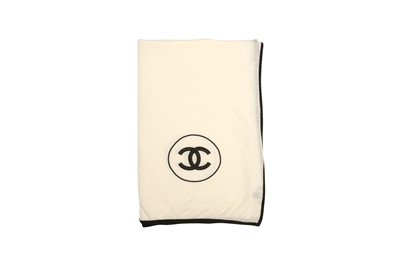 Lot 460 - Chanel Cream Cashmere CC Scarf