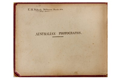 Lot 97 - AN ALBUM OF AUSTRALIAN VIEWS, MELBOURNE, SYDNEY & BALLARAT 1874