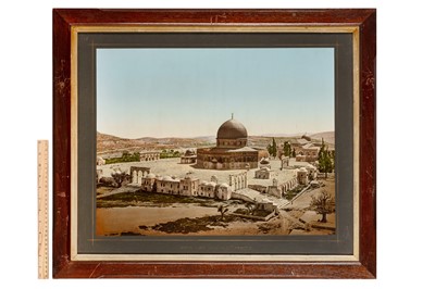 Lot 77 - JERUSALEM, MAMMOTH PHOTOCHROM, c.1900.