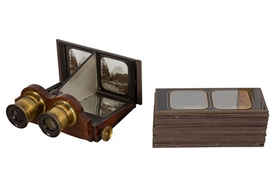 Lot 114 - ALPINE VIEWS, GLASS STEREO POSITIVES, 1850s-1860s