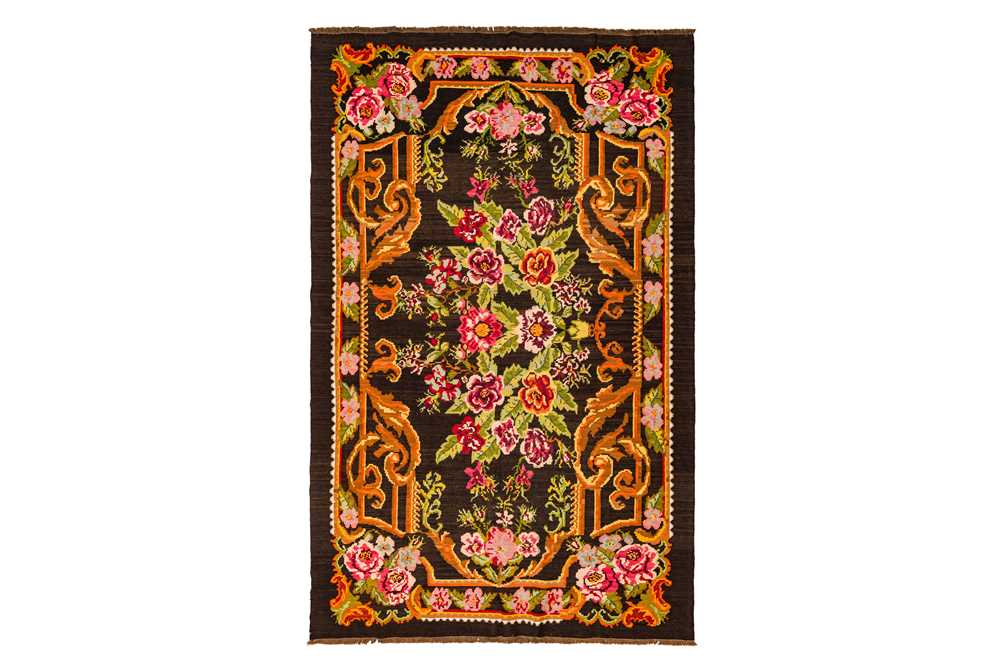 Lot 44 - AN UNUSUAL FINE MOLDOVAN KILIM