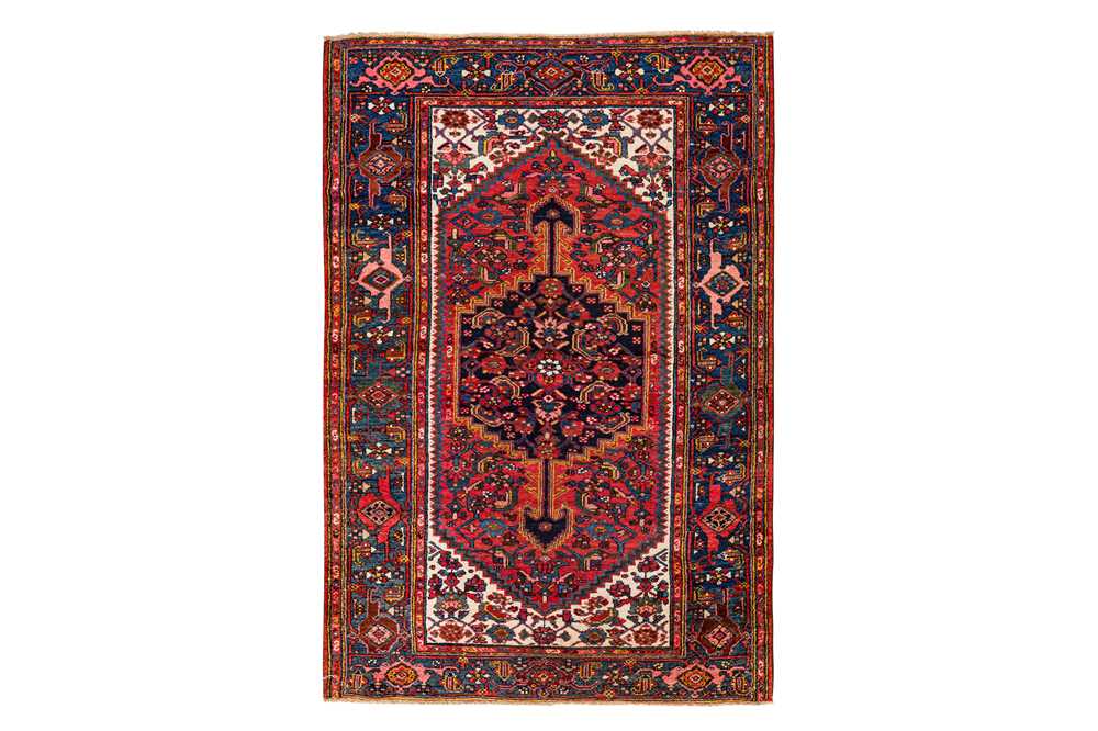 Lot 45 - AN ANTIQUE KURDISH RUG