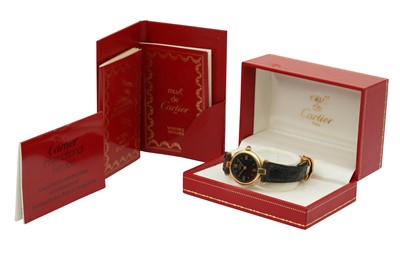 Lot 67 - CARTIER. LADIES MUST DE CARTIER WRISTWATCH