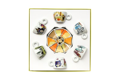 Lot 124 - Emillio Pucci x illy Art Collection Espresso Cups and Saucers
