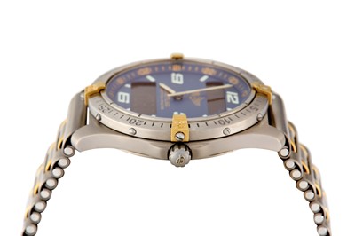 Lot 14 - A GENTS BREITLING REPETITION MINUTES BRACELET WATCH