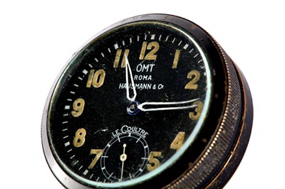 Lot 12 - WWII ERA LE COULTRE INSTRUMENT PANEL RADIO WATCH