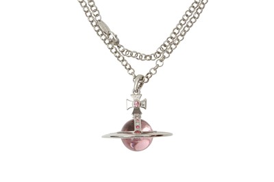 Lot 488 - Vivienne Westwood Pink Orb Pendant Necklace