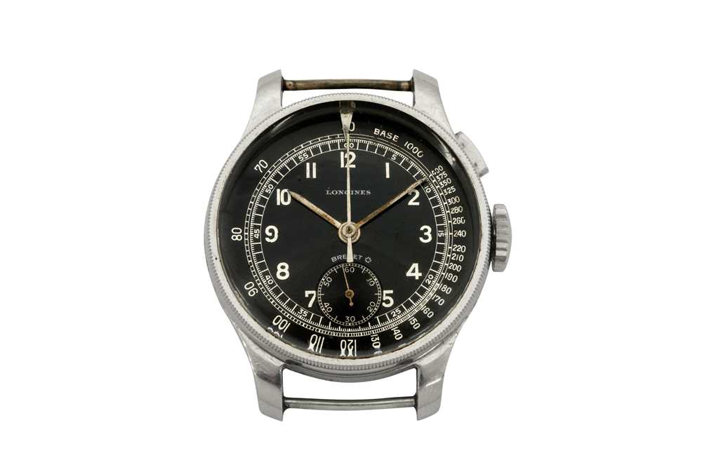 Lot 6 A GENTS RARE LONGINES MONOPUSHER WRISTWATCH