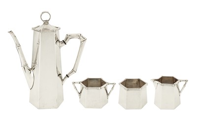 Lot 271 - A mid-20th century American sterling silver four-piece coffee service, New York circa 1970 by Tiffany and Co