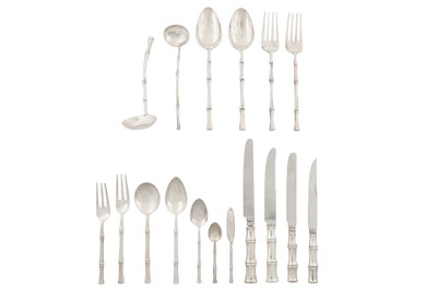 Lot 274 - An extensive mid-20th century American sterling silver table service of flatware / canteen, New York circa 1970 by Tiffany and Co