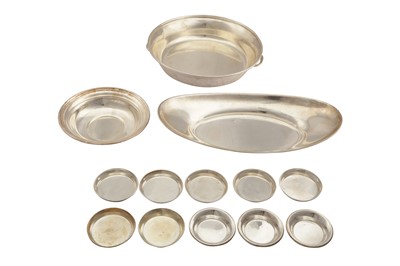 Lot 260 - A MIXED GROUP OF AMERICAN STERLING SILVER HOLLOWARE