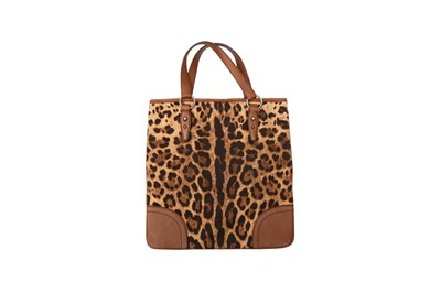 Lot 241 - Dolce & Gabbana Leopard Print Large Tote