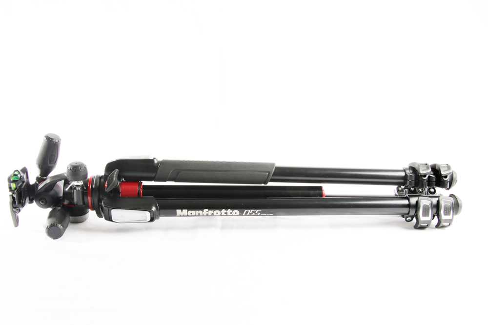 Lot 33 - Manfrotto 055 tripod with multi-angle head.