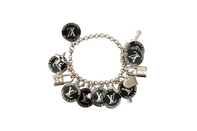 Lot 511 - Louis Vuitton Black Trunks & Bags Breloques Bracelet