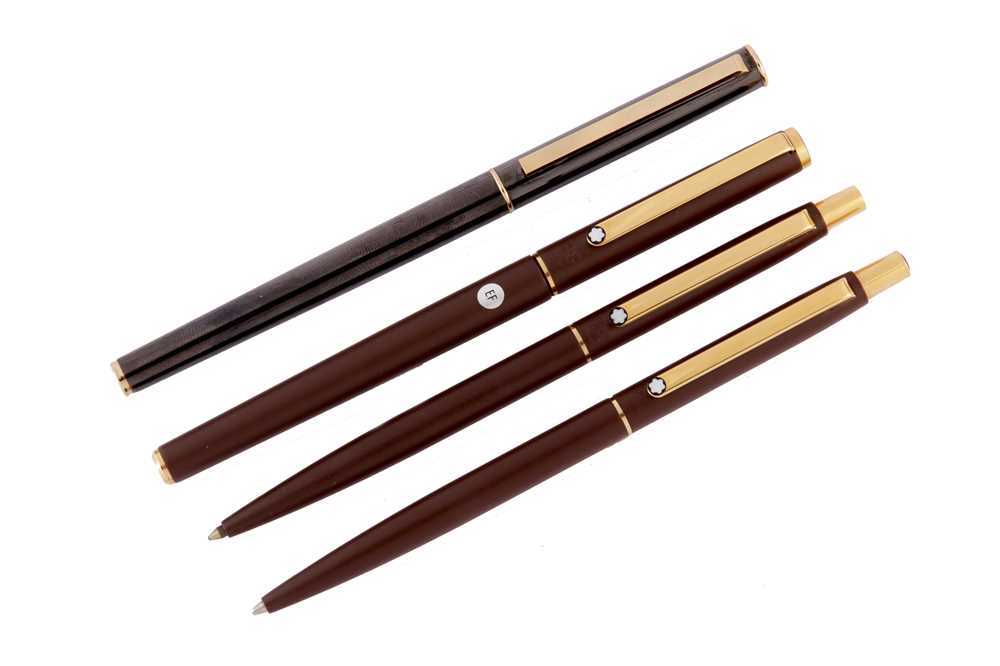 Lot 98 - A GROUP OF MONTBLANC SLIMLINE PENS