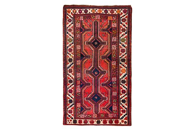 Lot 76 - AN UNUSUAL LURI RUG, SOUTH-WEST PERSIA