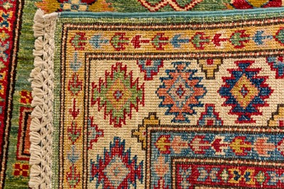 Lot 22 - A FINE CAUCASIAN DESIGN RUNNER