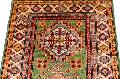 Lot 22 - A FINE CAUCASIAN DESIGN RUNNER