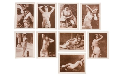 Lot 40 - A COLLECTION OF FRENCH VINTAGE EROTIC POSTCARDS