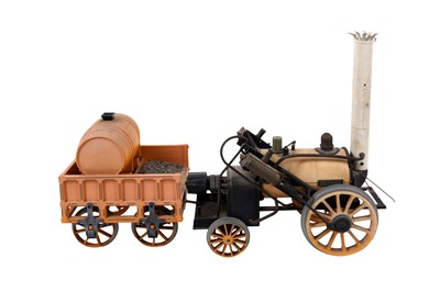 Lot 427 - HORNBY No. G100 "STEPHENSON'S ROCKET" MODEL