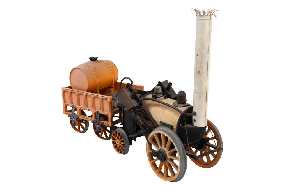 Lot 427 - HORNBY No. G100 "STEPHENSON'S ROCKET" MODEL