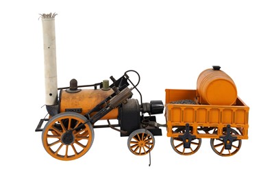 Lot 427 - HORNBY No. G100 "STEPHENSON'S ROCKET" MODEL