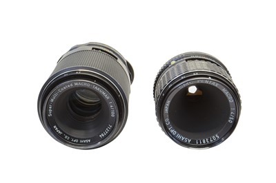 Lot 99 - Two Pentax Macro Lenses.