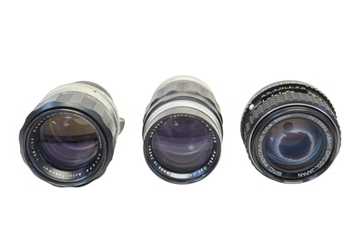 Lot 283 - Three Pentax Lenses.