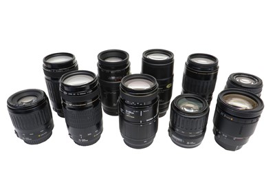 Lot 286 - A Sigma 70-300mm APO  Canon EF Telephoto Zoom Lens & Other Lenses.