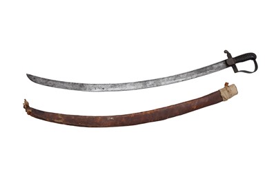 Lot 678 - A 19TH CENTURY ABYSSINIAN SABRE