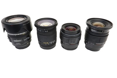Lot 209 - Four Canon AF Wide Angle Zoom Lenses.