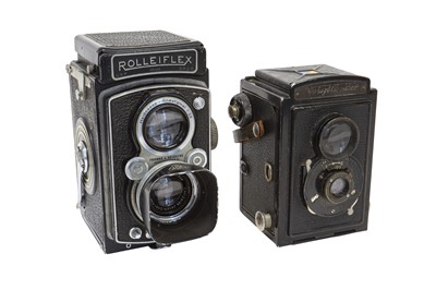 Lot 255 - A Rolleiflex Model 1 and Voigtlander Brilliant.