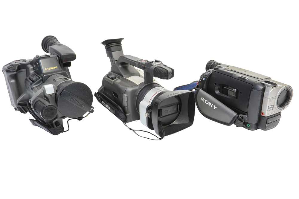 Lot 14 - Three Digital Camcorders.