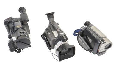 Lot 14 - Three Digital Camcorders.