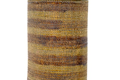 Lot 184 - A MOBACH POTTERY JUG AND A GREEN GLAZED VASE