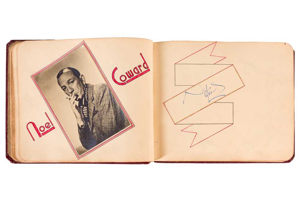 Lot 27 - Autograph Album.- Vintage Actors & Entertainers