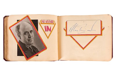 Lot 27 - Autograph Album.- Vintage Actors & Entertainers