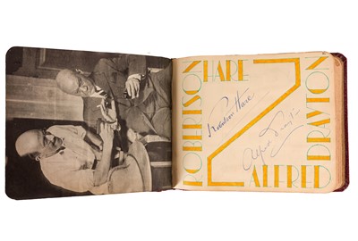 Lot 27 - Autograph Album.- Vintage Actors & Entertainers