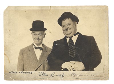 Lot 174 - Laurel (Stan) & Oliver Hardy