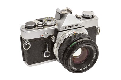 Lot 108 - Olympus OM1 with 50mm f1.8.