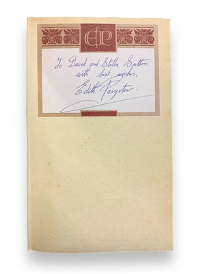 Lot 294 - Peters. A Morbid Taste for Bones, first edition, inscribed.