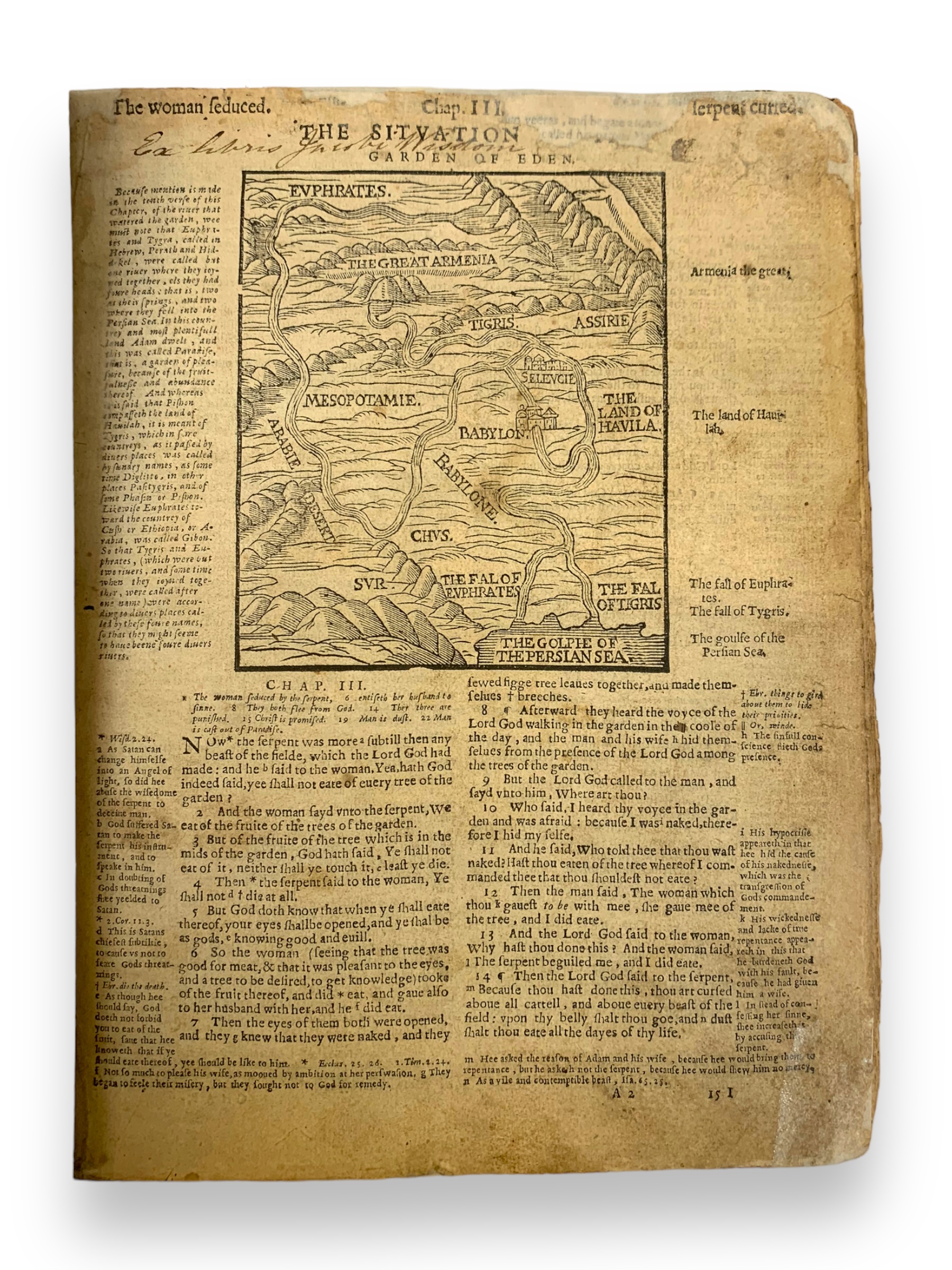 Lot 48 Breeches Bible.