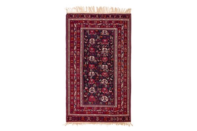 Lot 62 - AN UNUSUAL AFSHAR FLAT WEAVE LARGE RUG, SOUTH-WEST PERSIA