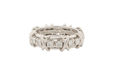 Lot 290 - TIFFANY |  A DIAMOND RING BY JEAN SCHLUMBERGER FOR TIFFANY & CO