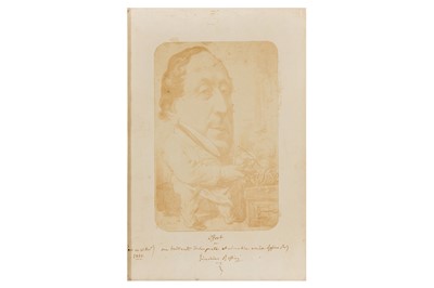 Lot 81 - Rossini (Gioachino Antonio) A caricature signed and inscribed to the mezzo-soprano Rosine Stoltz