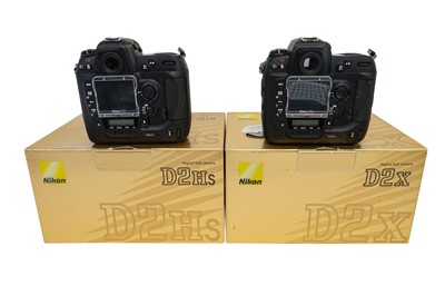 Lot 181 - Nikon D2Hs & Nikon D2X Cameras.