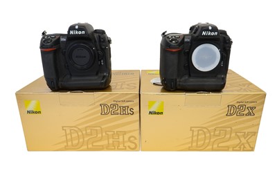 Lot 181 - Nikon D2Hs & Nikon D2X Cameras.