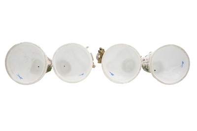 Lot 567 - A GROUP OF FOUR LIMOGES GIBUS & REDON PORCELAIN FIGURINES OF FOUR SEASONS