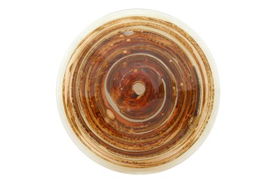 Lot 65 - A LARGE STUDIO GLASS BOWL